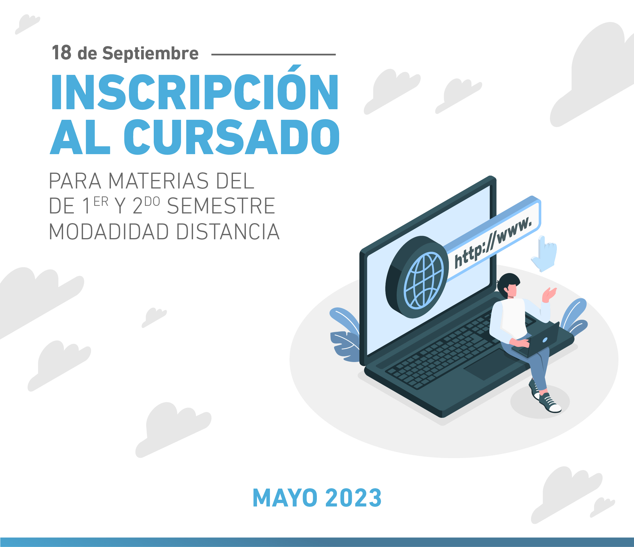 La inscripción al cursado 2023